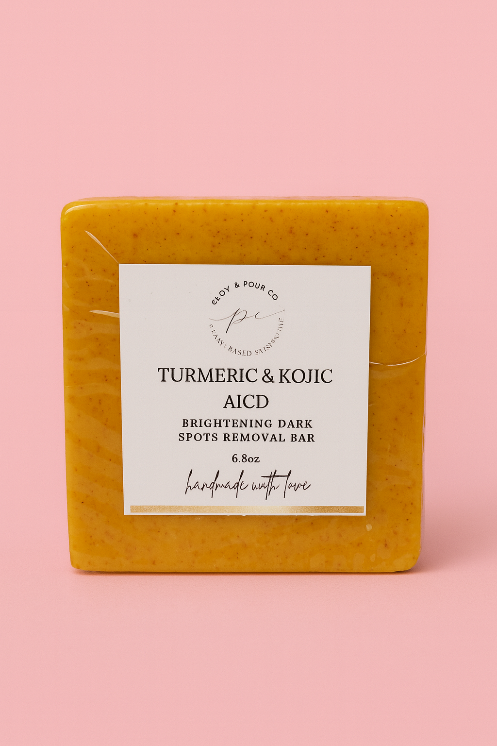 Turmeric and kojic acid bar soap