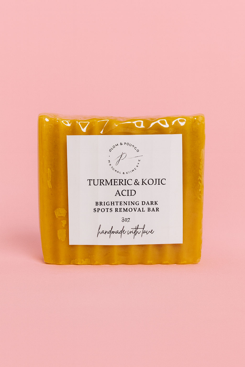 Turmeric and kojic acid bar soap