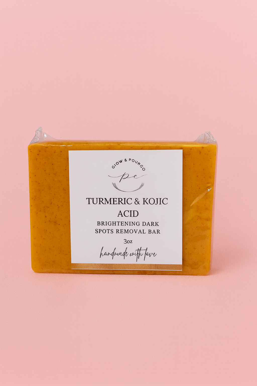 Turmeric and kojic acid bar soap