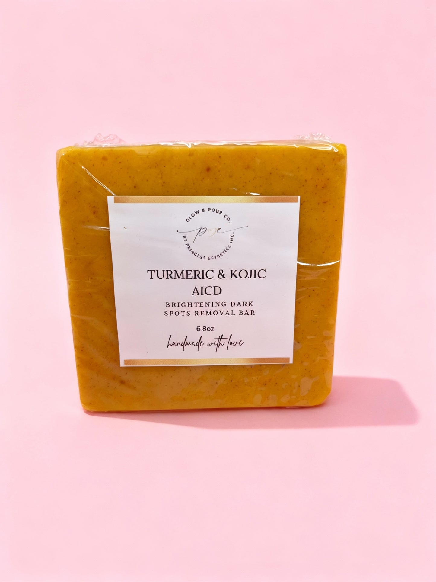 Turmeric and kojic acid bar soap