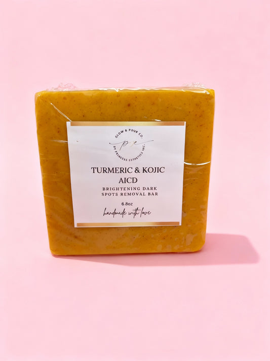 Turmeric and kojic acid bar soap